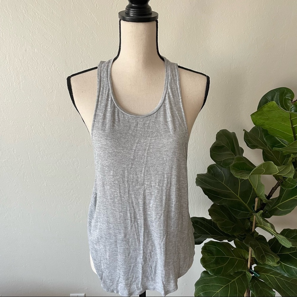 *** JOAH BROWN Muscle Tank Top Light Grey S/M ***